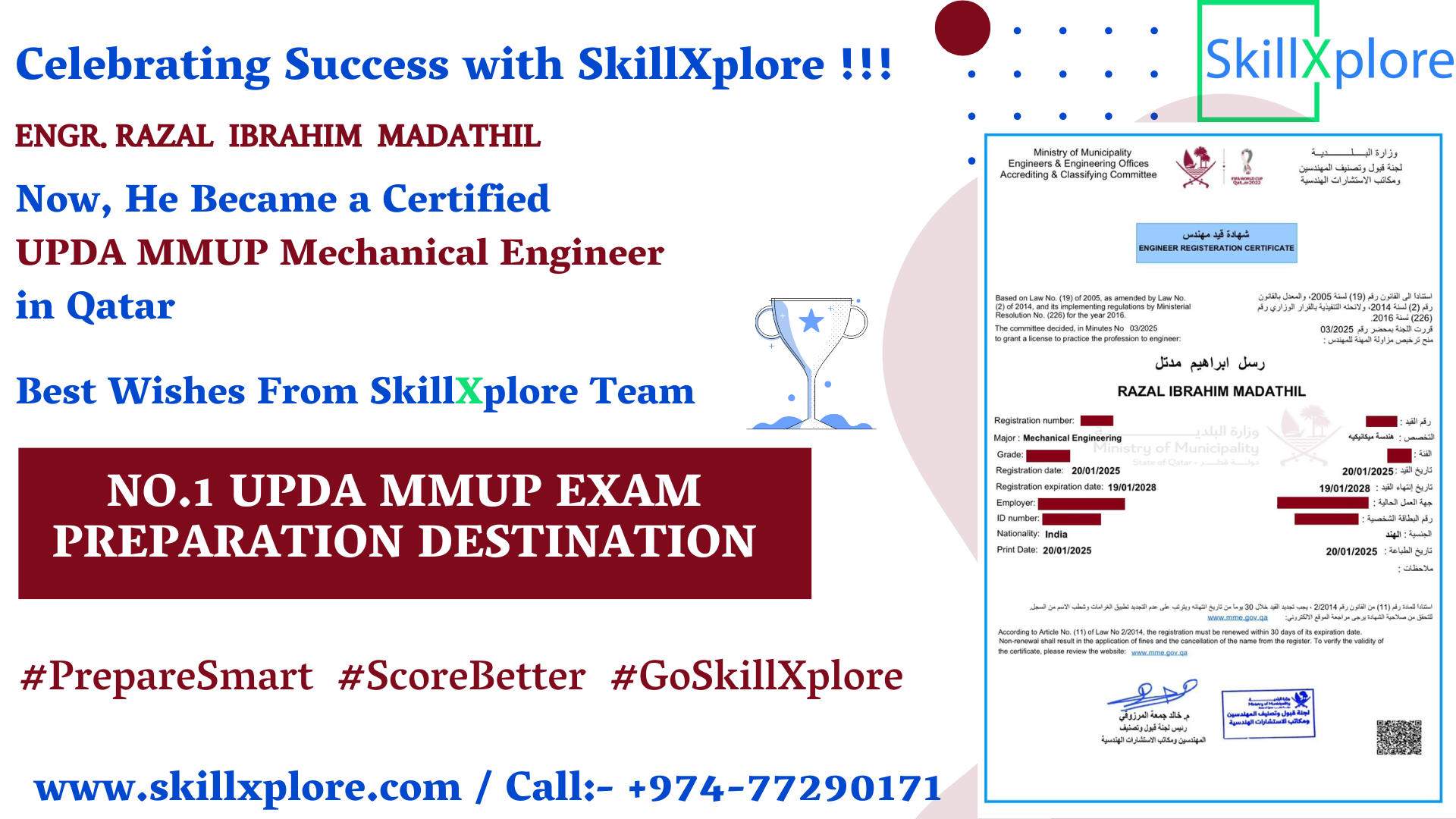 MMUP Exam Questions Qatar SkillXplore